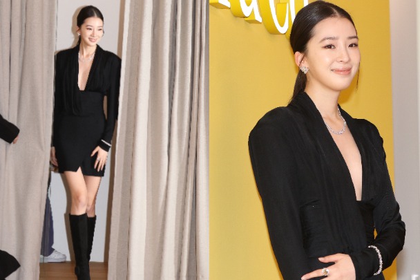 韓國最會穿衣服的女人Irene Kim性感全黑套裝盡顯S曲線！同框李瑜美、李智雅展三人三色的女神魅力