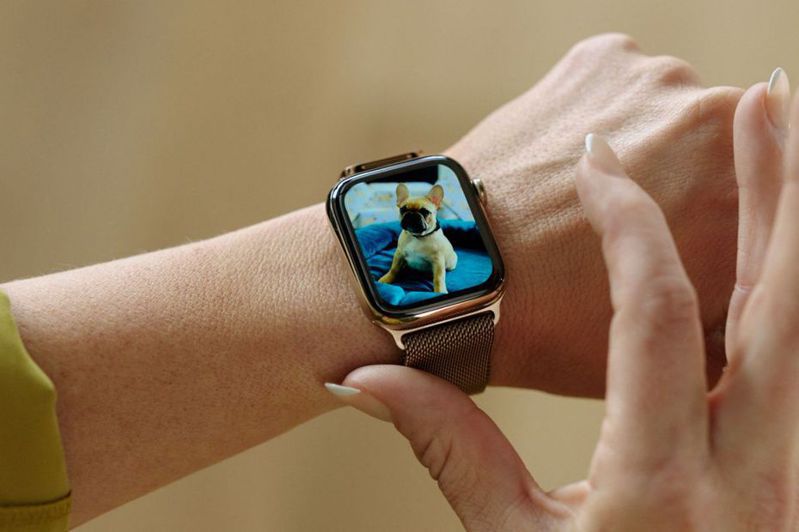蘋果Apple Watch示意圖。圖／法新社