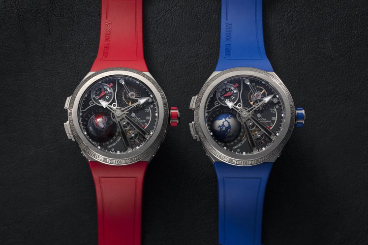 Greubel Forsey GMT Sport將登佳士得杜拜線上鐘表拍賣，估價各40萬美元起。圖／佳士得提供