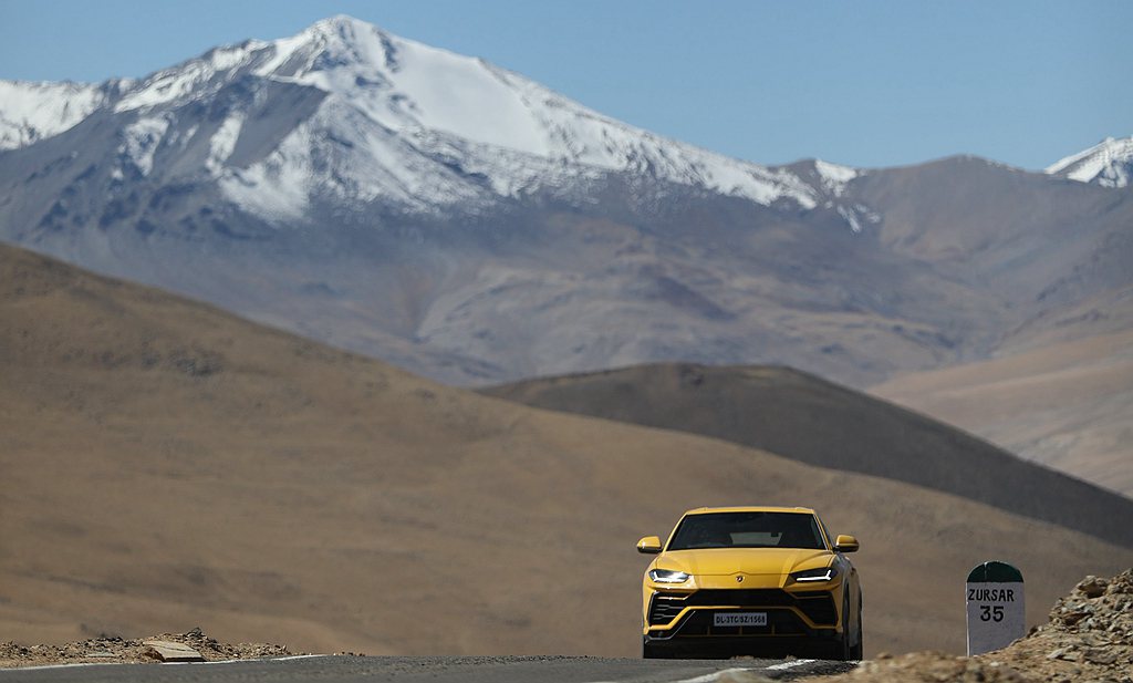 Lamborghini Urus不但順利到印度Ladakh Umling La ...