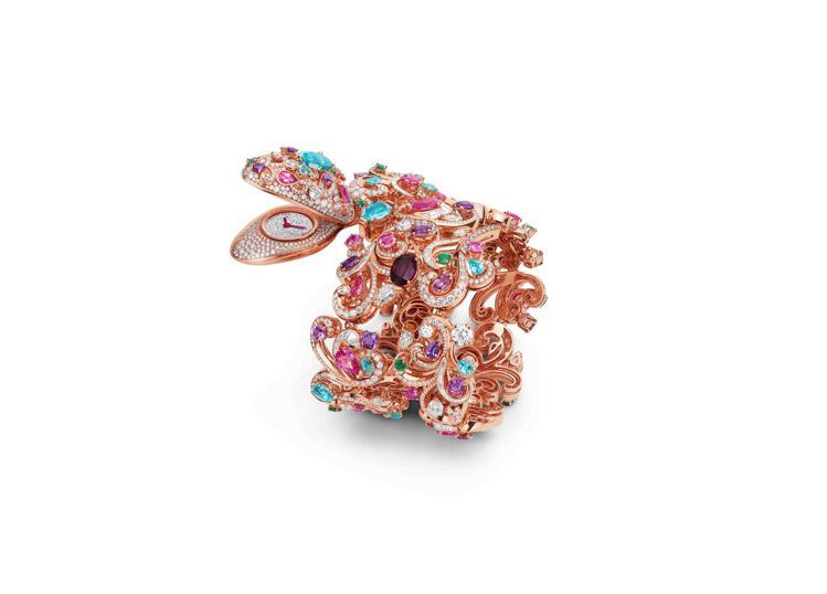 寶格麗Serpenti Baroko頂級珠寶神秘腕表，是品牌工藝集大成之作。圖／寶格麗提供
