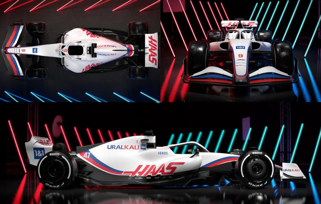原本新賽季Haas車隊賽車的塗裝，也是充滿濃濃俄羅斯味。 摘自Twitter：H...