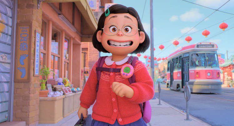 「青春養成記」是皮克斯首部以華人當主角的動畫電影。圖／迪士尼提供