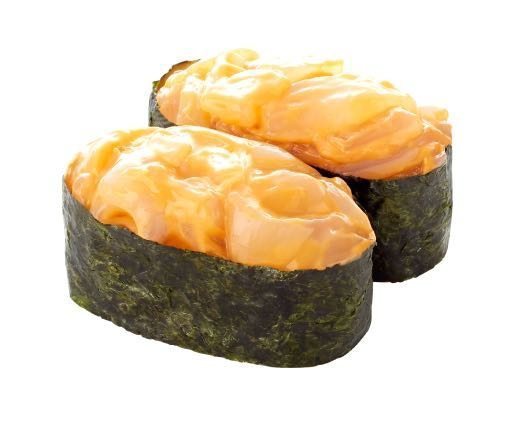 網友發文提到，之前常和爸爸到爭鮮吃海膽花枝軍艦壽司，如今這款壽司已停售多年。
圖擷自Dcard