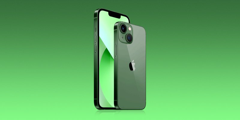 國外YouTuber推測，蘋果2022春季發表會可能會推出綠色版iPhone 13。（翻攝自9to5mac）