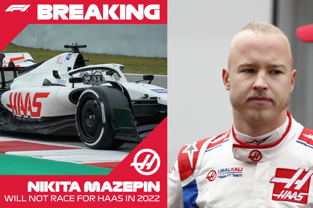 F1／與俄羅斯GP解約！Haas確定撤換Mazepin與贊助商、Verstappen與Red Bull合約延長至2028年