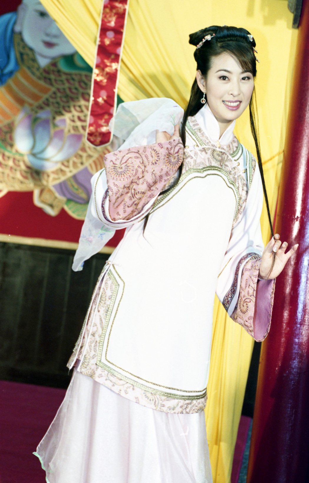 賈永婕2000年演出華視八點檔古裝劇「吉祥如意年年來」。 圖／聯合報系資料照