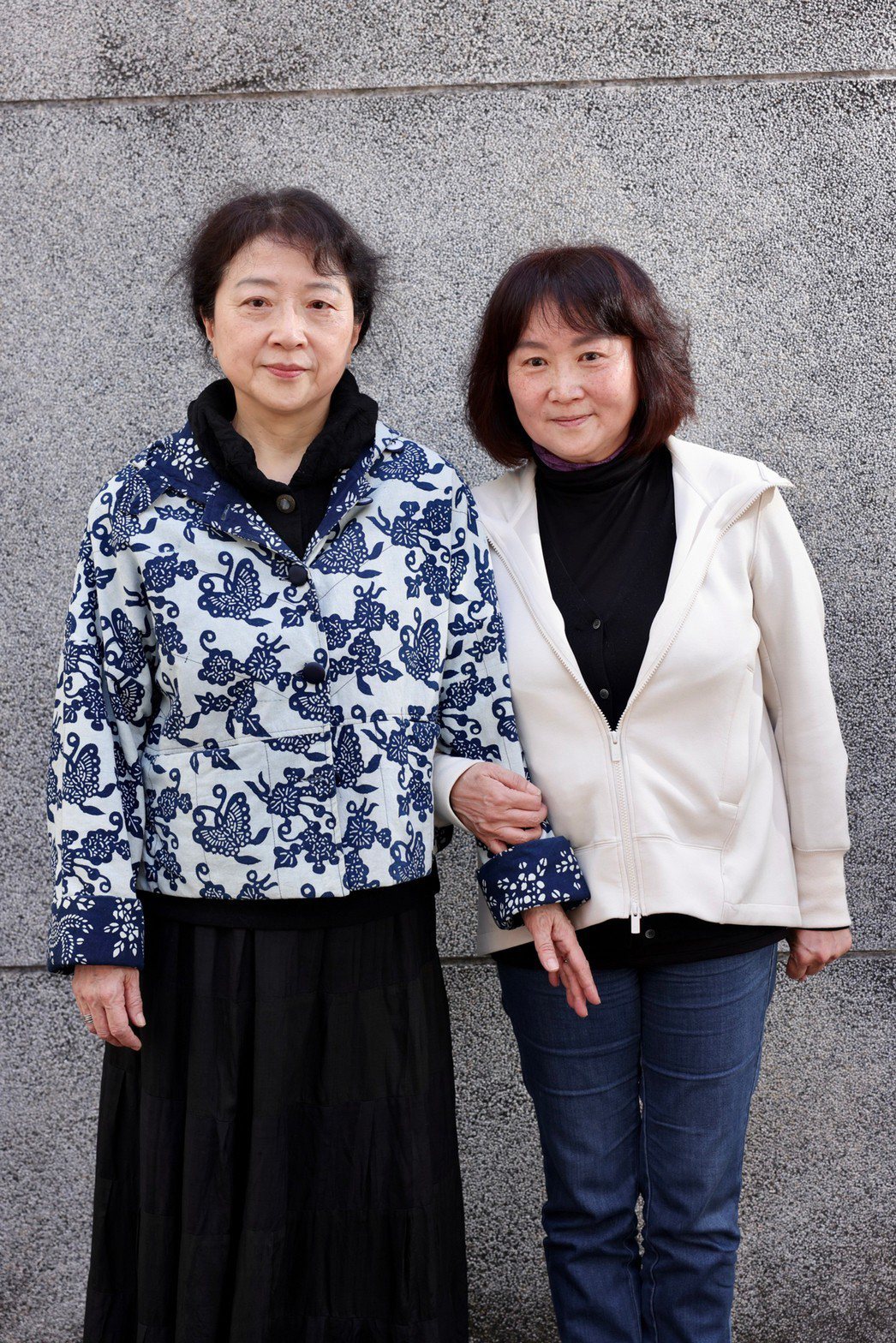 朱天文(左)、朱天心是享譽台灣文壇的姊妹。記者李政龍／攝影
