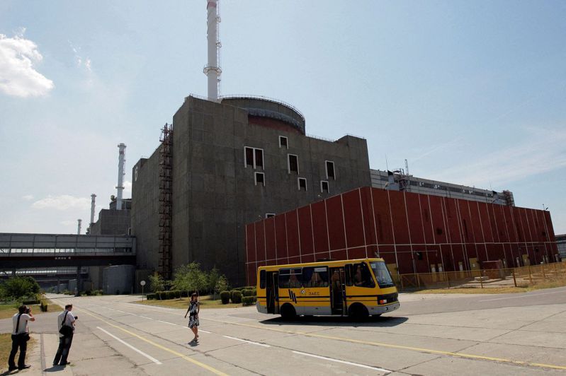 扎波羅熱核電站。路透
