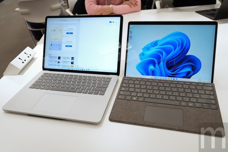▲符合Intel EVO設計的Surface Pro 8與高效能筆電Surface Laptop Studio登台