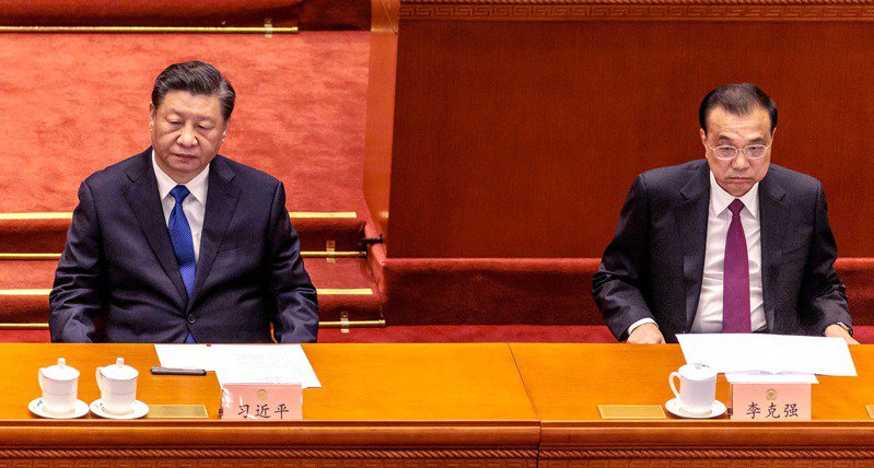 國家主席總書記習近平（左）將在下半年的20大上獲連任，誰將成為下一任國務院總理，成了一個懸念。歐新社