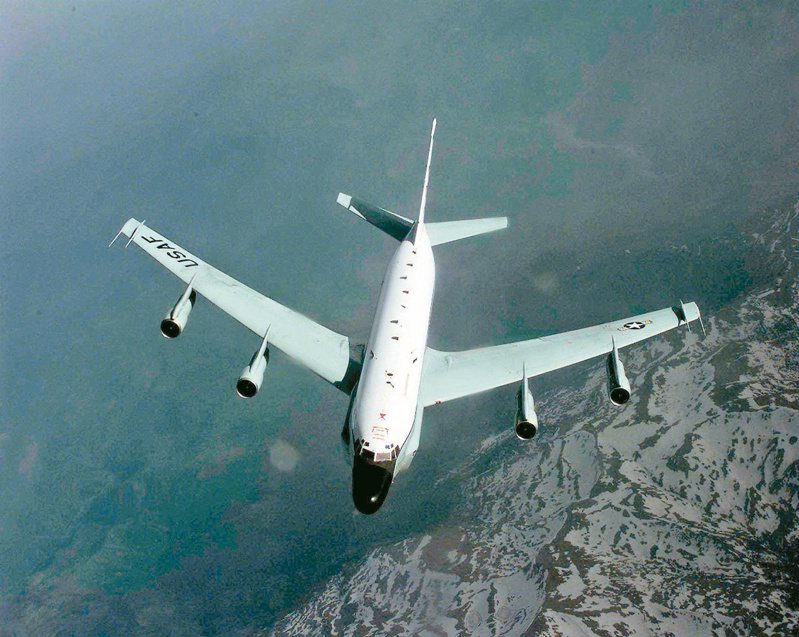 波音RC-135W电子侦察机。（美联社）(photo:UDN)