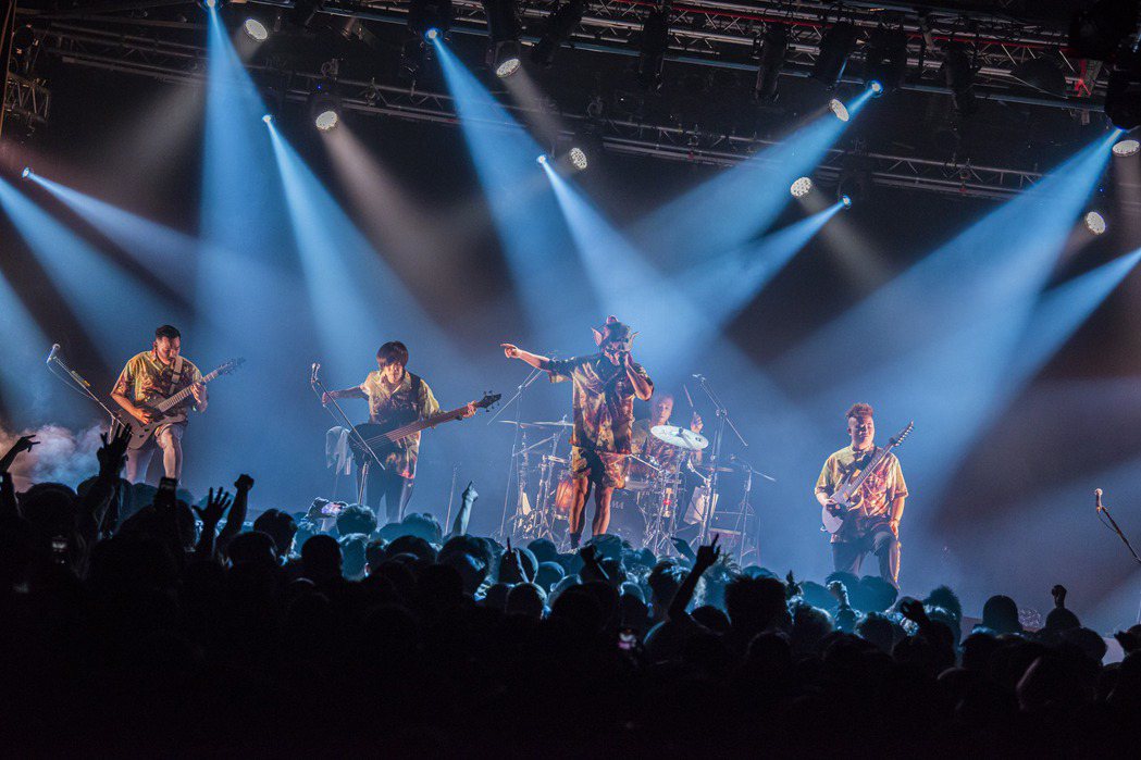 金屬樂團「血肉果汁機」上周完成2場演唱會。圖／血肉果汁機提供