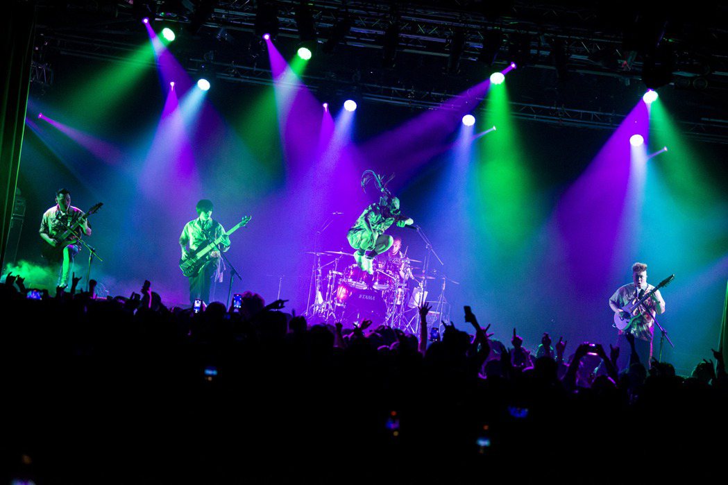 金屬樂團「血肉果汁機」上周完成2場演唱會。圖／血肉果汁機提供