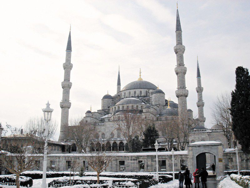 伊斯坦堡的藍色清真寺。圖／鍾怡雯提供