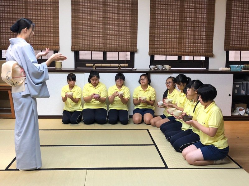 金甌應日科的日語科情境教室，讓學生身歷其境體驗日本文化。圖／金甌女中提供