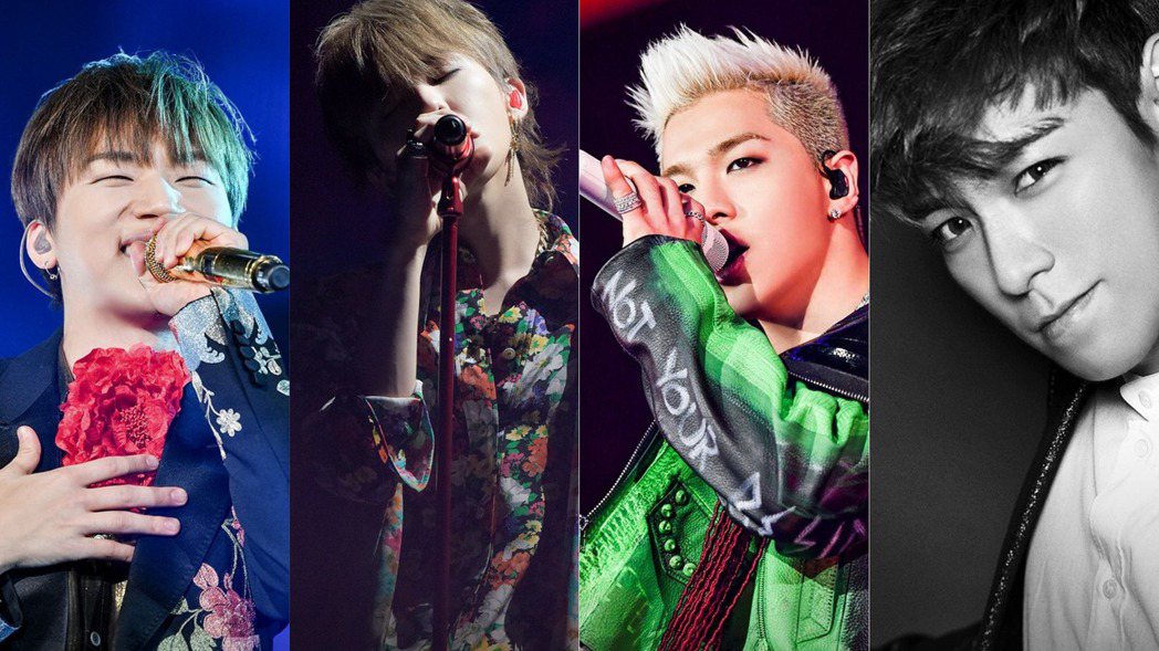 BIGBANG四人回歸。圖／擷自BIGBANG臉書