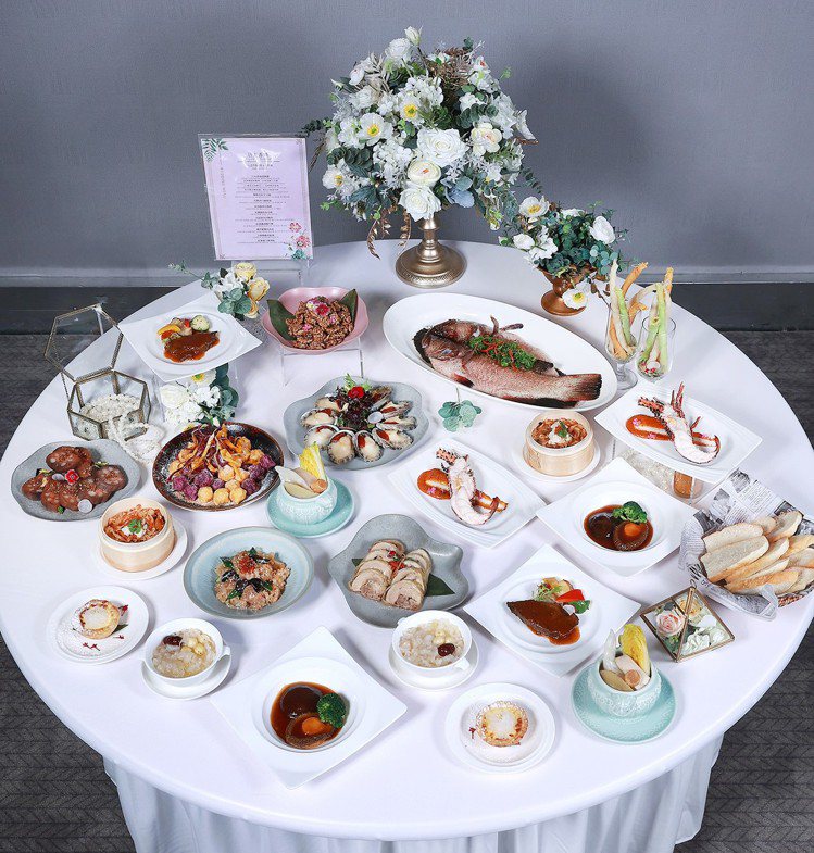 日光香頌提供每桌21,888元起的喜宴方案。圖／晶宴會館提供