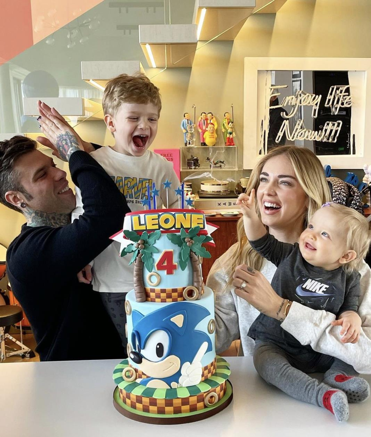 前陣子Chiara Ferragni兒子Leo也慶祝4歲生日。圖／摘自IG
