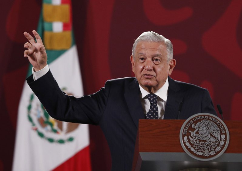 墨西哥总统罗培兹欧布拉多。欧新社(photo:UDN)