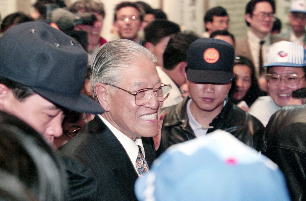 1996年李登輝當選台灣首屆民選總統。 圖／聯合報系資料照片