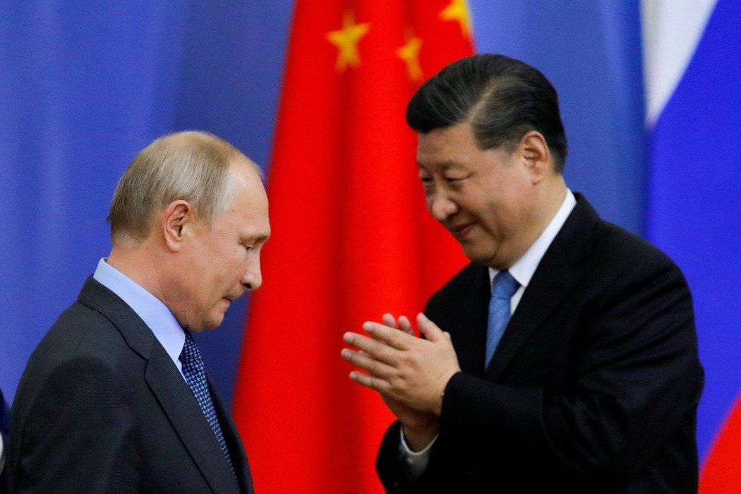 圖為俄羅斯總統普丁（左）及中國國家主席習近平。 圖／路透社