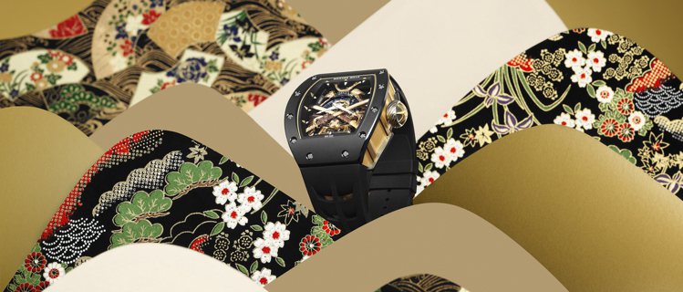 融合精雕、手工繪製與武士家紋的RM 47陀飛輪腕表，是一次東方美學的工藝總成。圖...