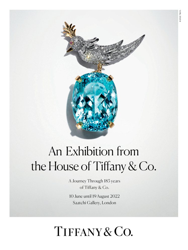 Tiffany & Co.「匠心妙藝」倫敦展覽海報。圖／Tiffany提...