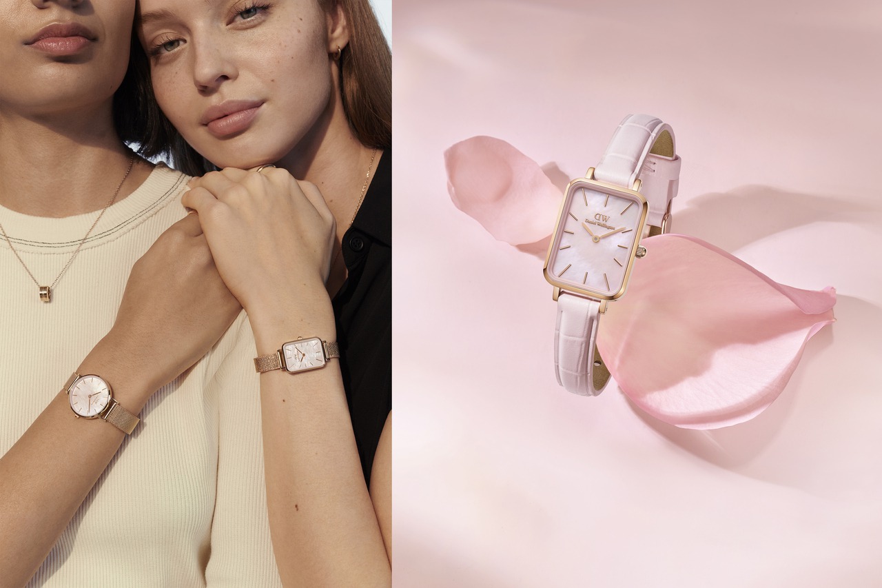 DW首款珍珠母貝腕表上市  玫瑰金搭櫻花粉誘惑女人心