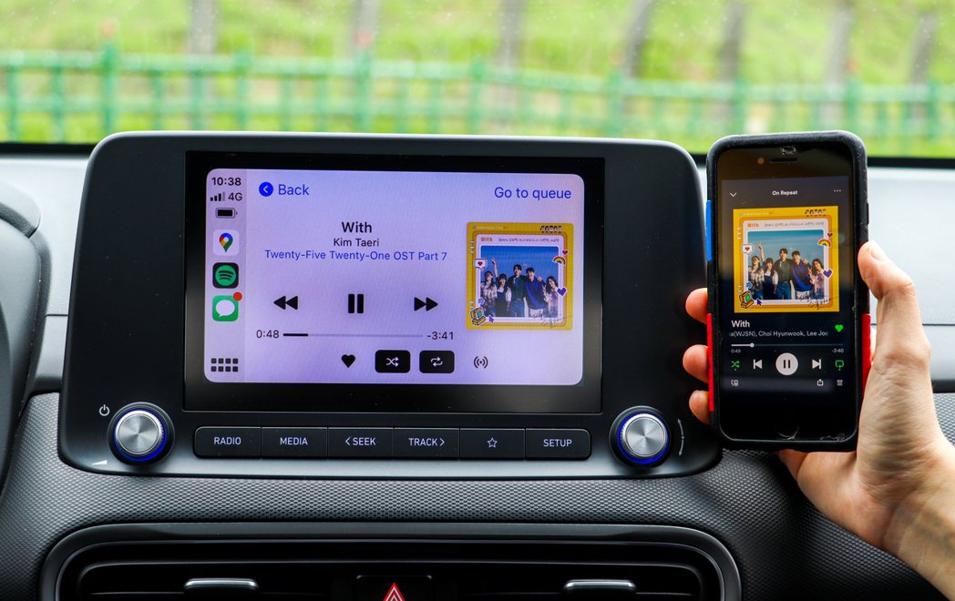 Hyundai Kona Electric支援無線Apple CarPlay與A...