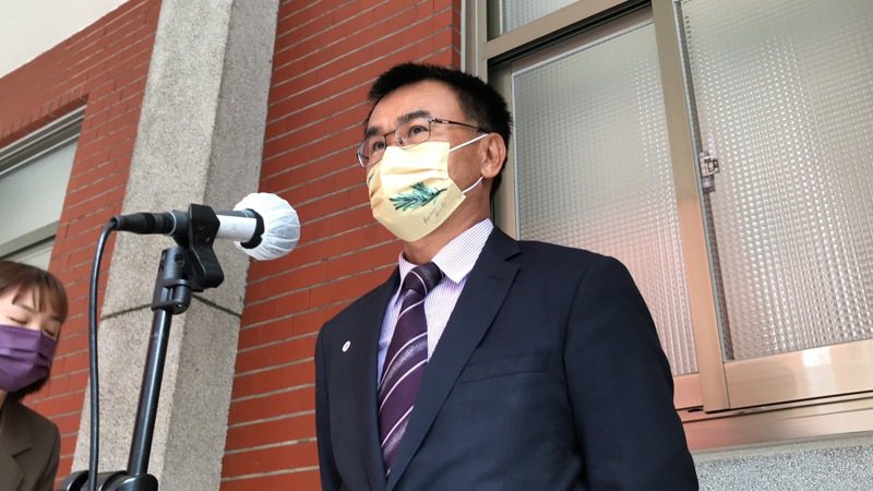 農委會主委陳吉仲今天在立法院接受媒體聯訪。記者吳姿賢／攝影