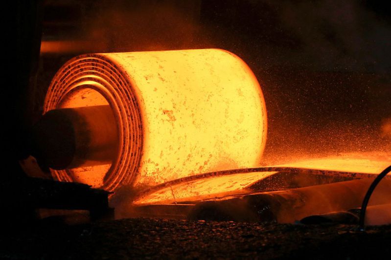 俄乌战争导致美国生铁供应吃紧，进而造成钢材价格狂飙。路透社(photo:UDN)