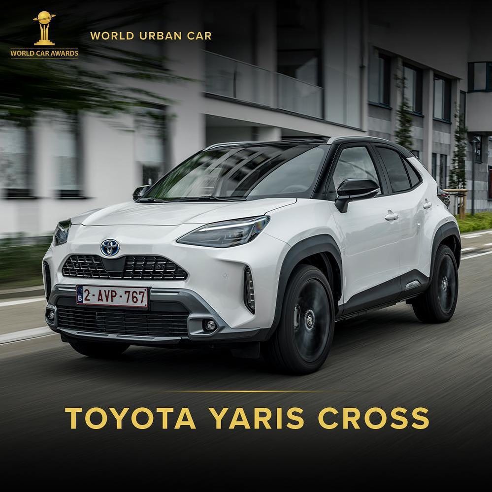 2022世界年度都會車為Toyota Yaris Cross。 摘自World ...