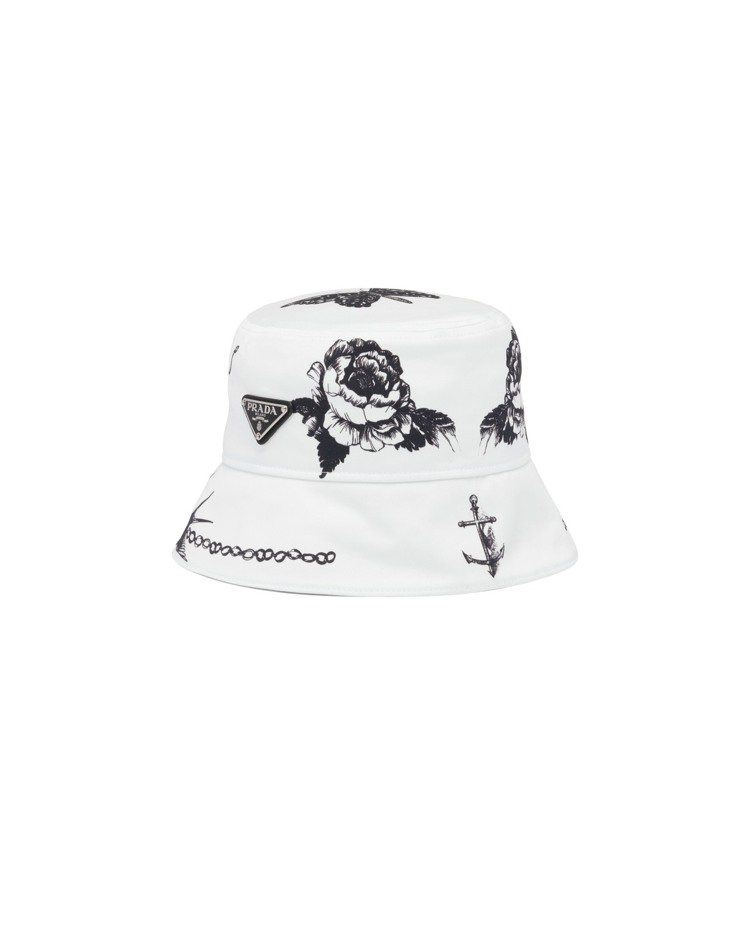 獨家商品-印花漁夫帽，23,000元。圖／PRADA提供