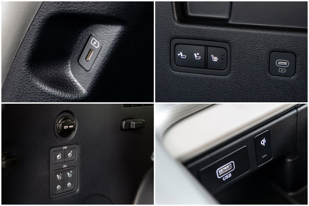 小改款Hyundai Palisade除更新多個USB Type-C插槽外，也新...