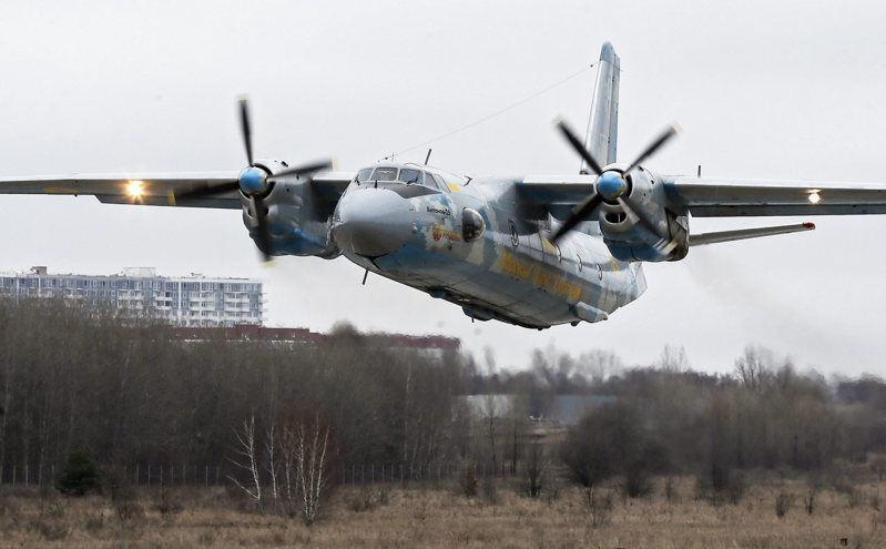 安托诺夫An-26军用运输机示意图。欧新社(photo:UDN)