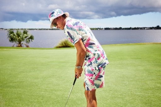 PUMA Golf系列於這季也與潮流品牌Duvin跨界合作，將其前衛、潮流印花塗...