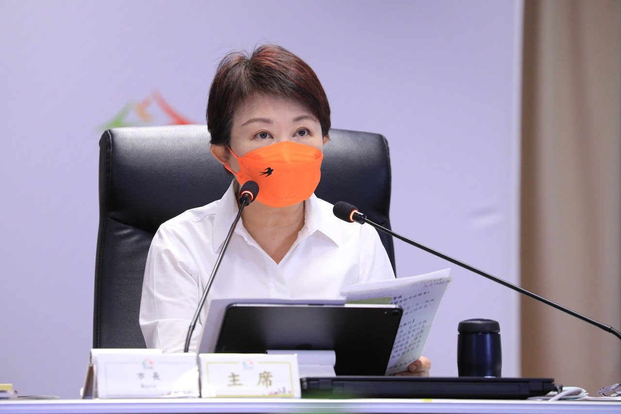 台中市長盧秀燕今早舉行市政會議。記者林佩均／攝影