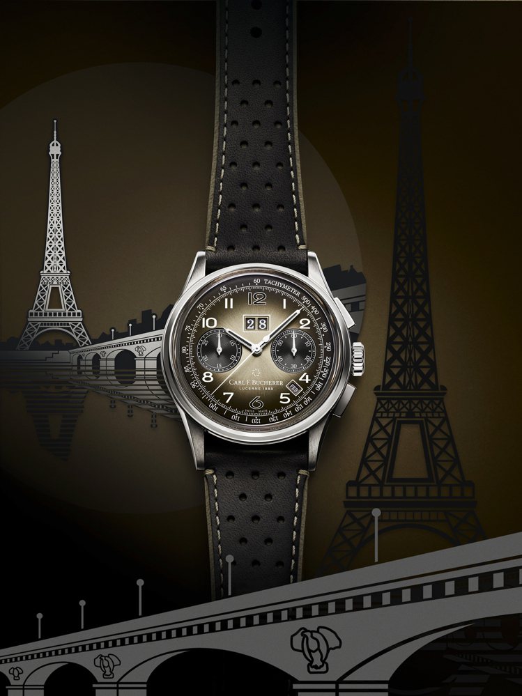 向巴黎致意的新款Heritage BiCompax Annual傳承系列年曆計時...