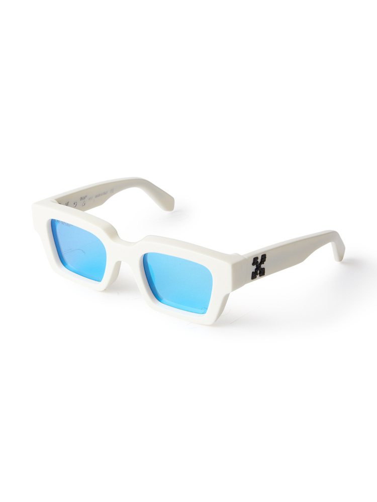 Off-White春夏白框VIRGIL太陽眼鏡8,800元。圖／Off-White提供