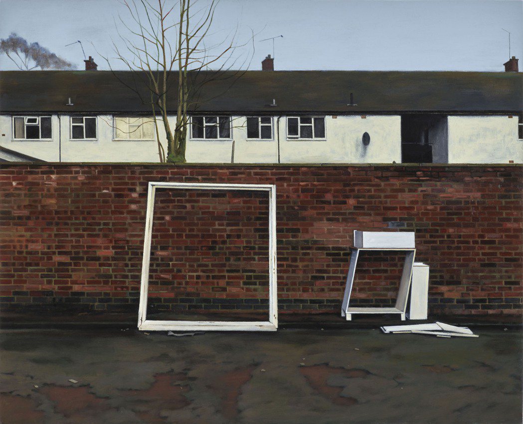 喬治・肖〈Short Loved〉，2020年，琺瑯漆．木板，43 x 53公分...