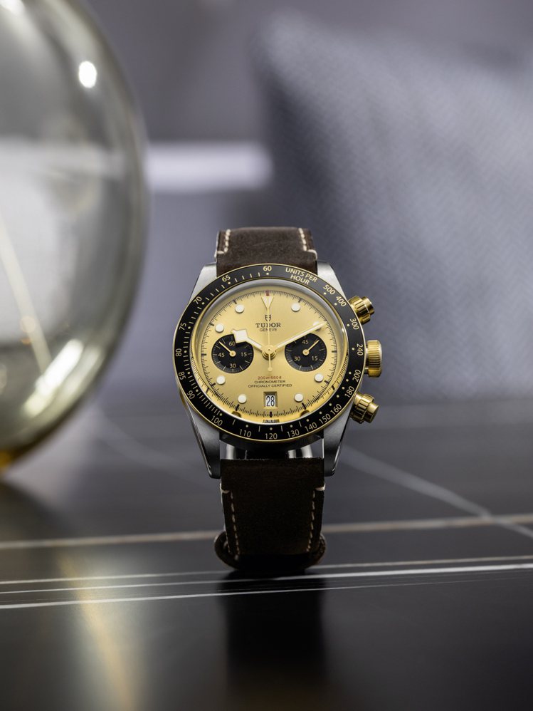 TUDOR Black Bay Chrono S&G腕表，19萬元。圖 / TUDOR提供