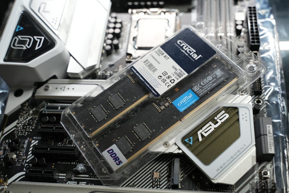 ▲Crucial DDR5-4800記憶體8GB x 2套裝組