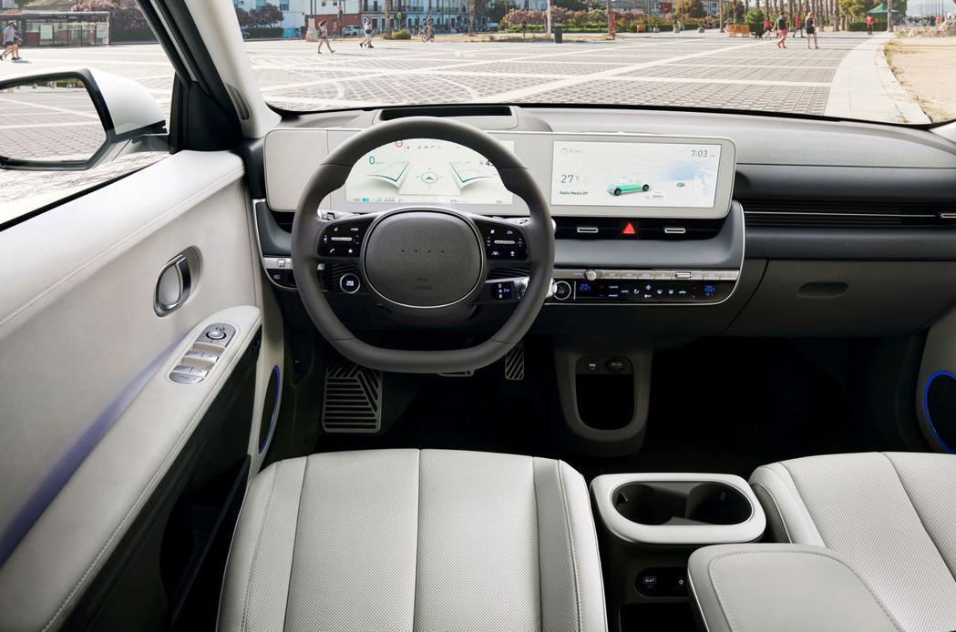 Hyundai IONIQ 5用上了品牌最新的車室設計。 摘自Hyundai