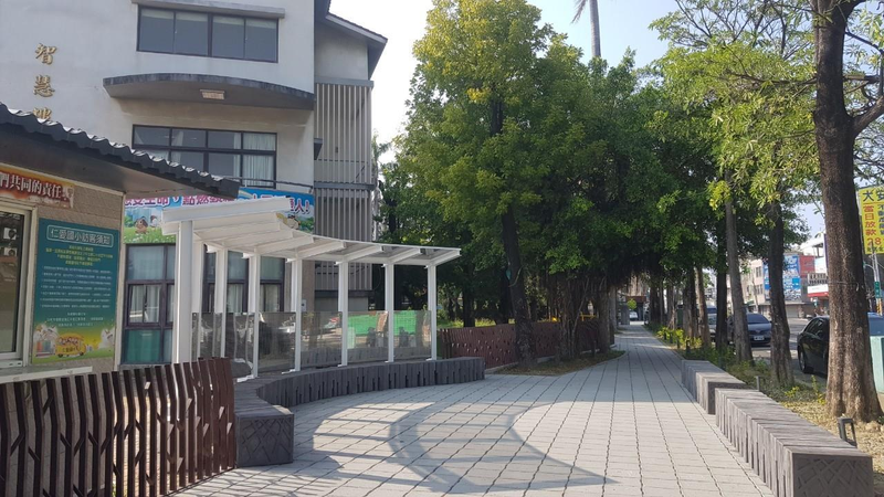 台南市仁愛國小通學步道。圖／工務局提供