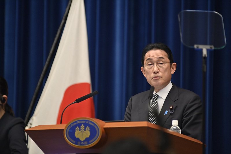 日本首相岸田文雄，攝於4月26日。美聯社