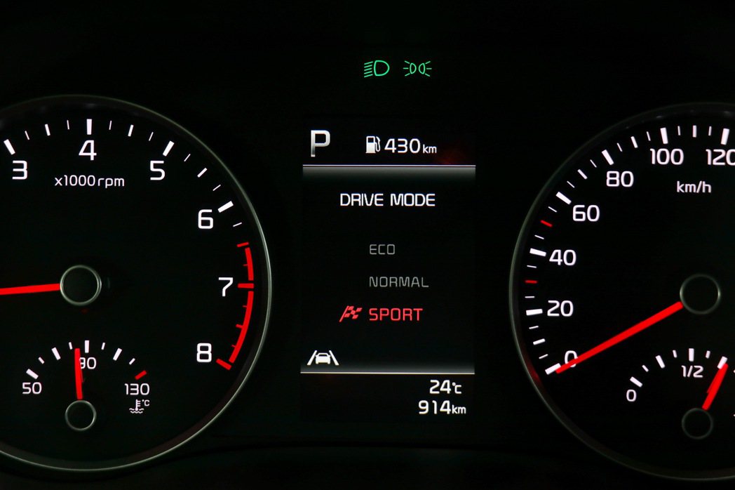 整合「Eco」、「Sport」和「Normal」模式的Drive Mode可變行...