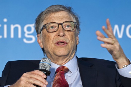 微軟共同創辦人蓋茲（Bill Gates）。美聯社