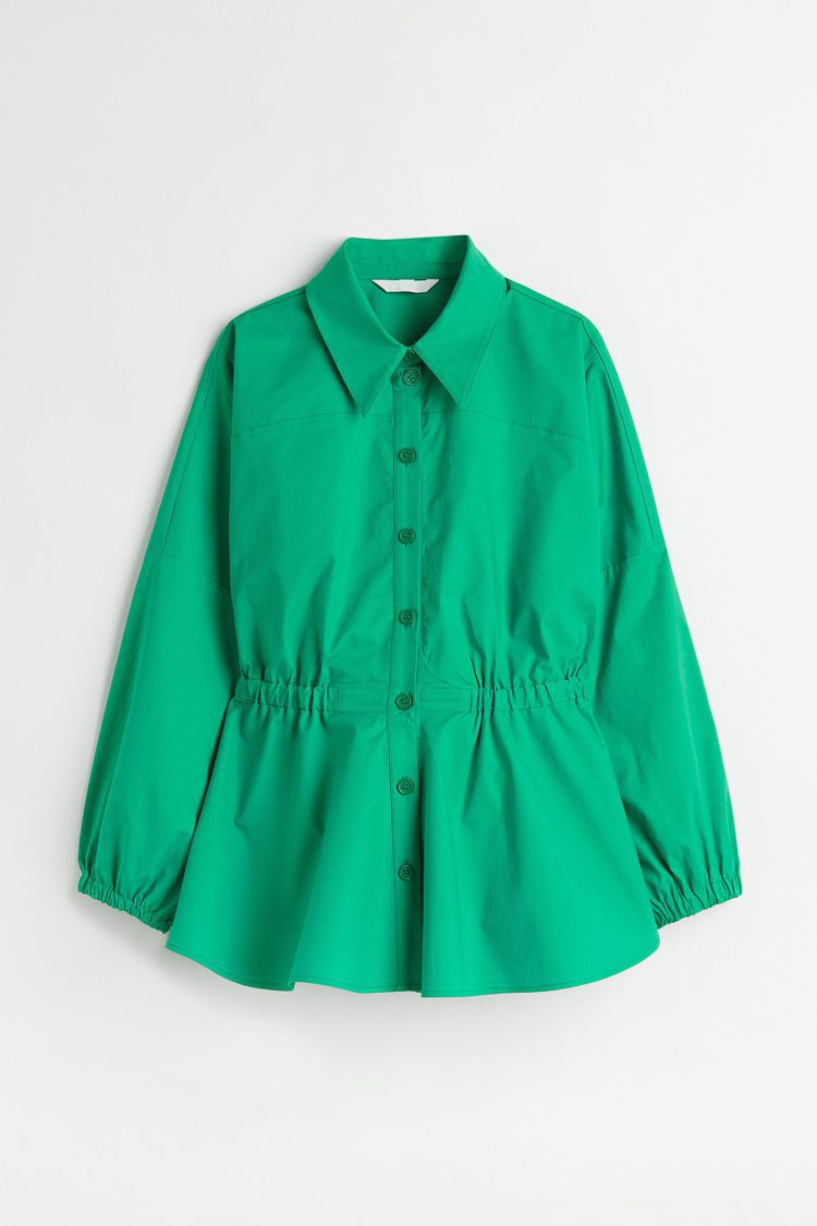 H&M春夏女裝系列棉質外套999元。 圖／H&M提供