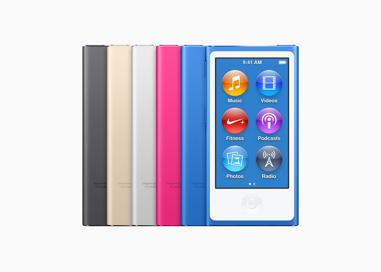 iPod nano（第7代）於2012年9月12日推出，是迄今最薄的iPod，僅...